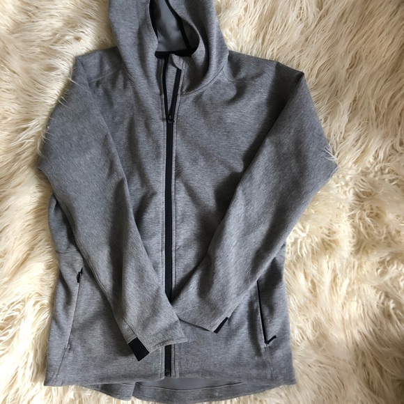 Athleta grey zip up hoodie - Picture 3 of 5